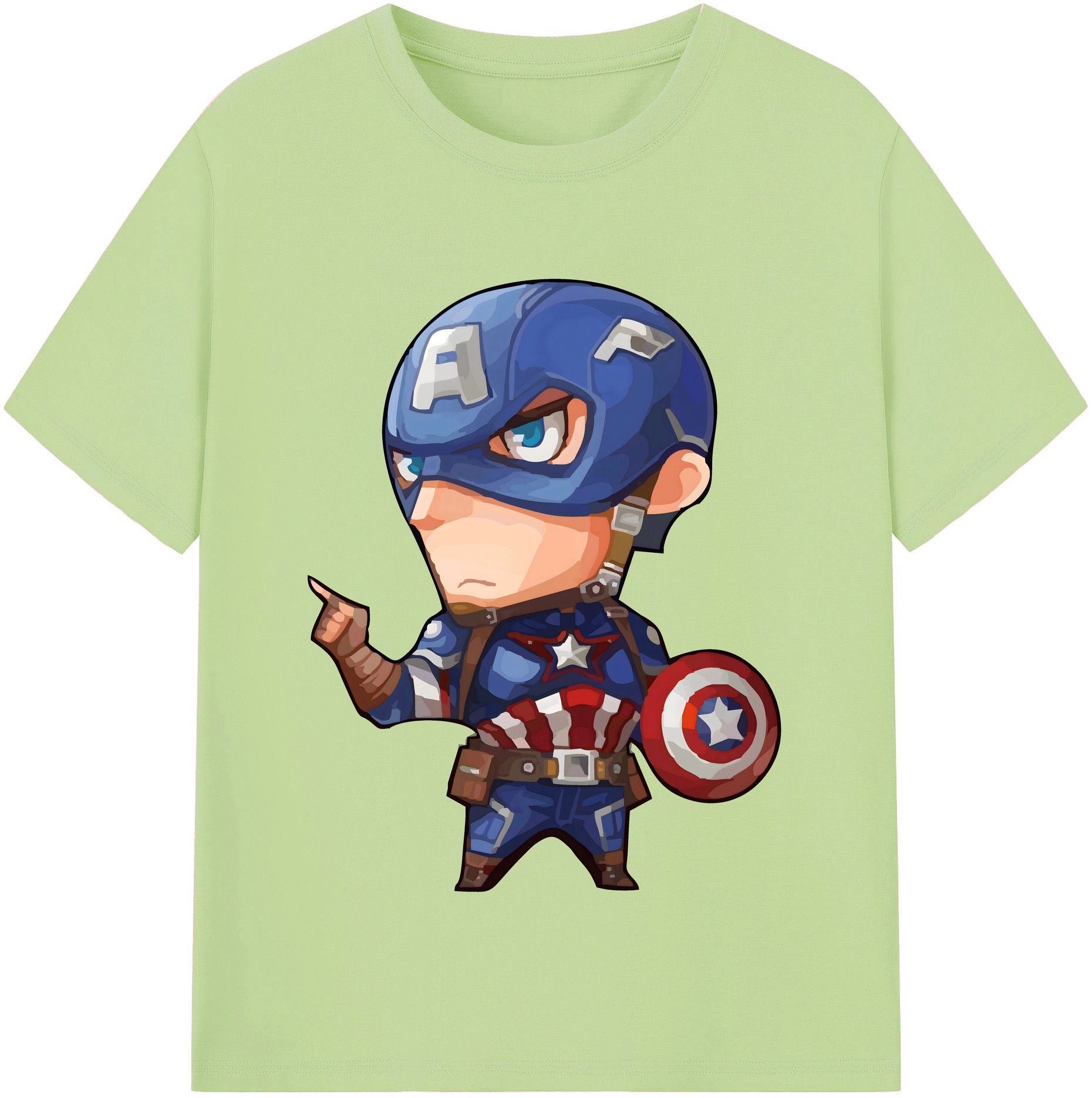 （画像用） アベンジャーズ The Avengers 綿100％半袖Tシャツ（フロントプリント）